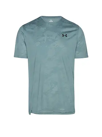 UNDER ARMOUR | Herren Fitnessshirt UA TechTM Vent Jacquard | petrol